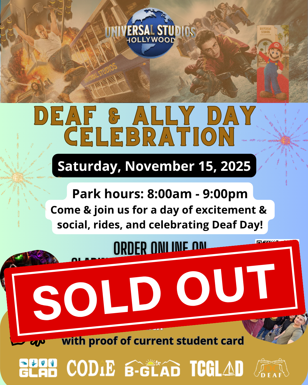 Deaf & Ally Day Celebration at Universal Studios Hollywood