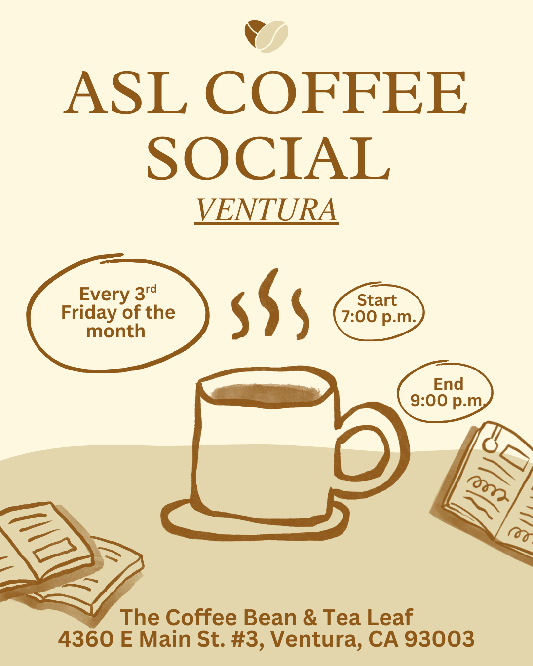 ASL COFFEE SOCIAL in Ventura