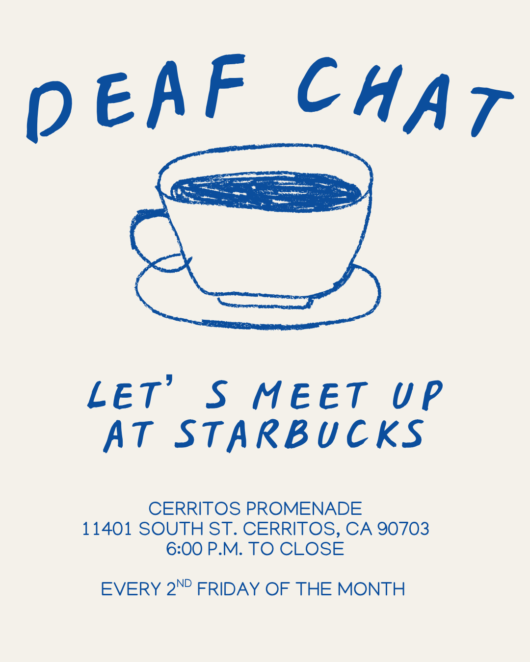 Deaf Chat in Cerritos