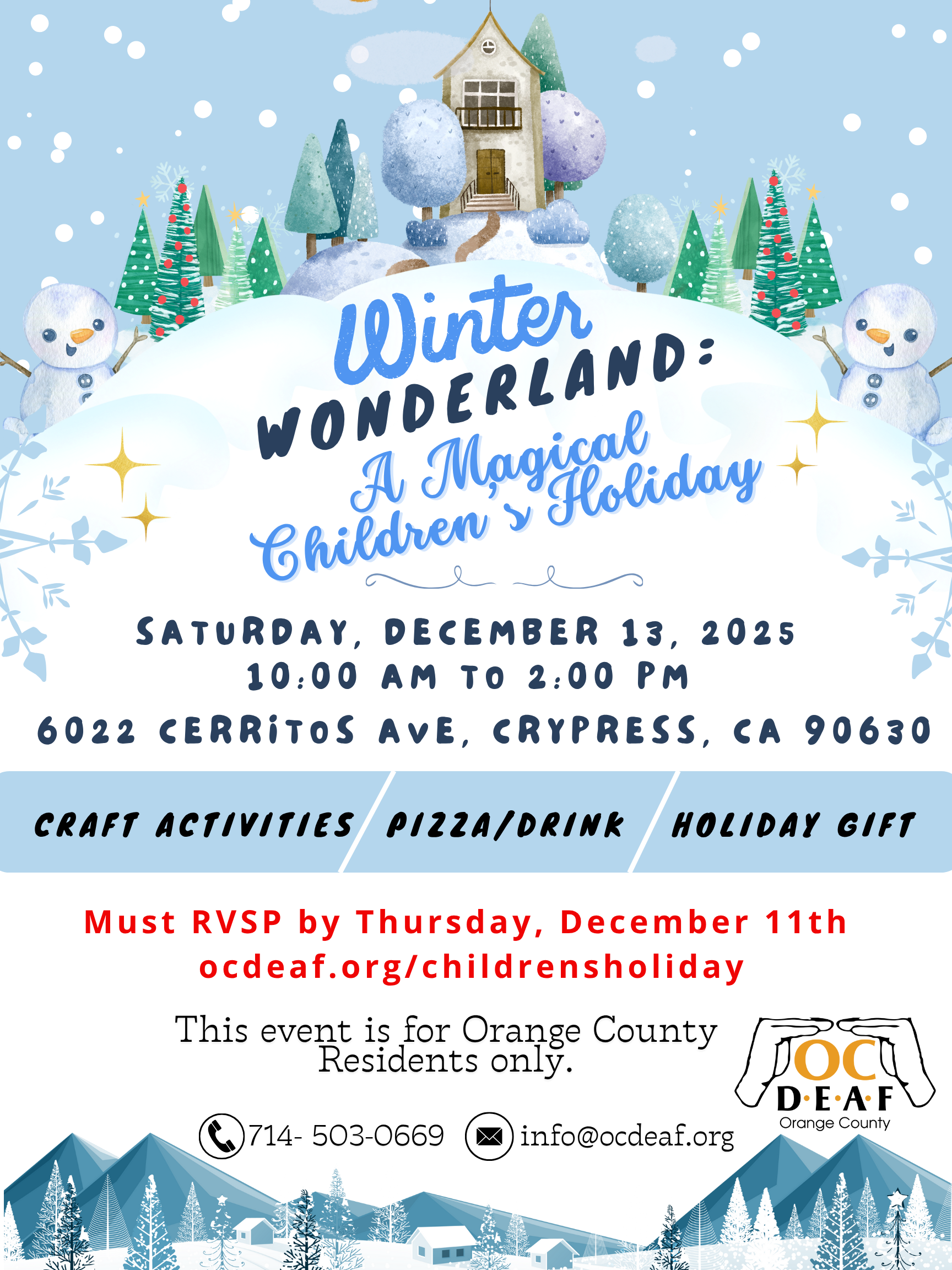 OC DEAF Children’s Holiday Celebration