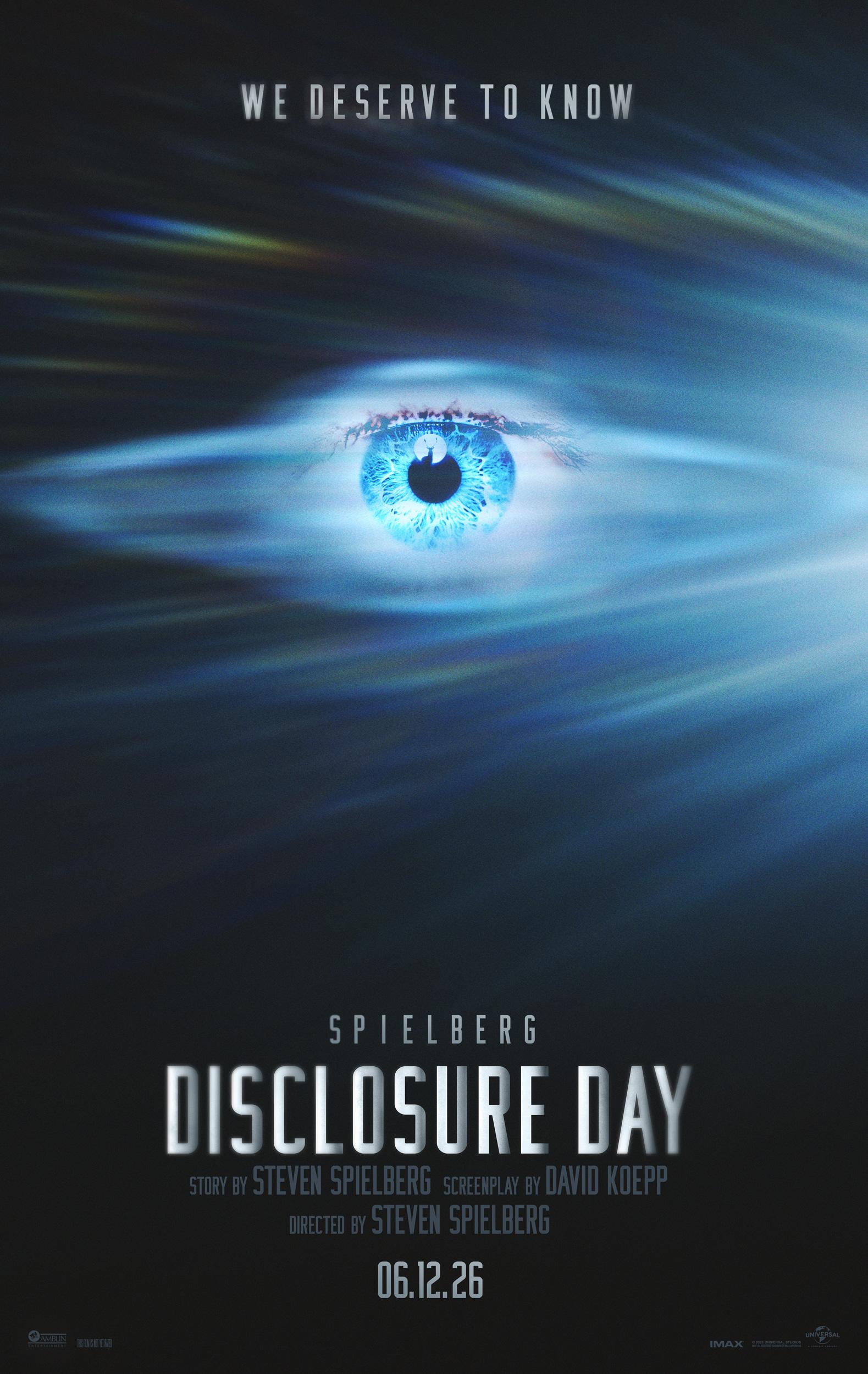 A blue eye in the background. A light ray is shining on the blue eye.