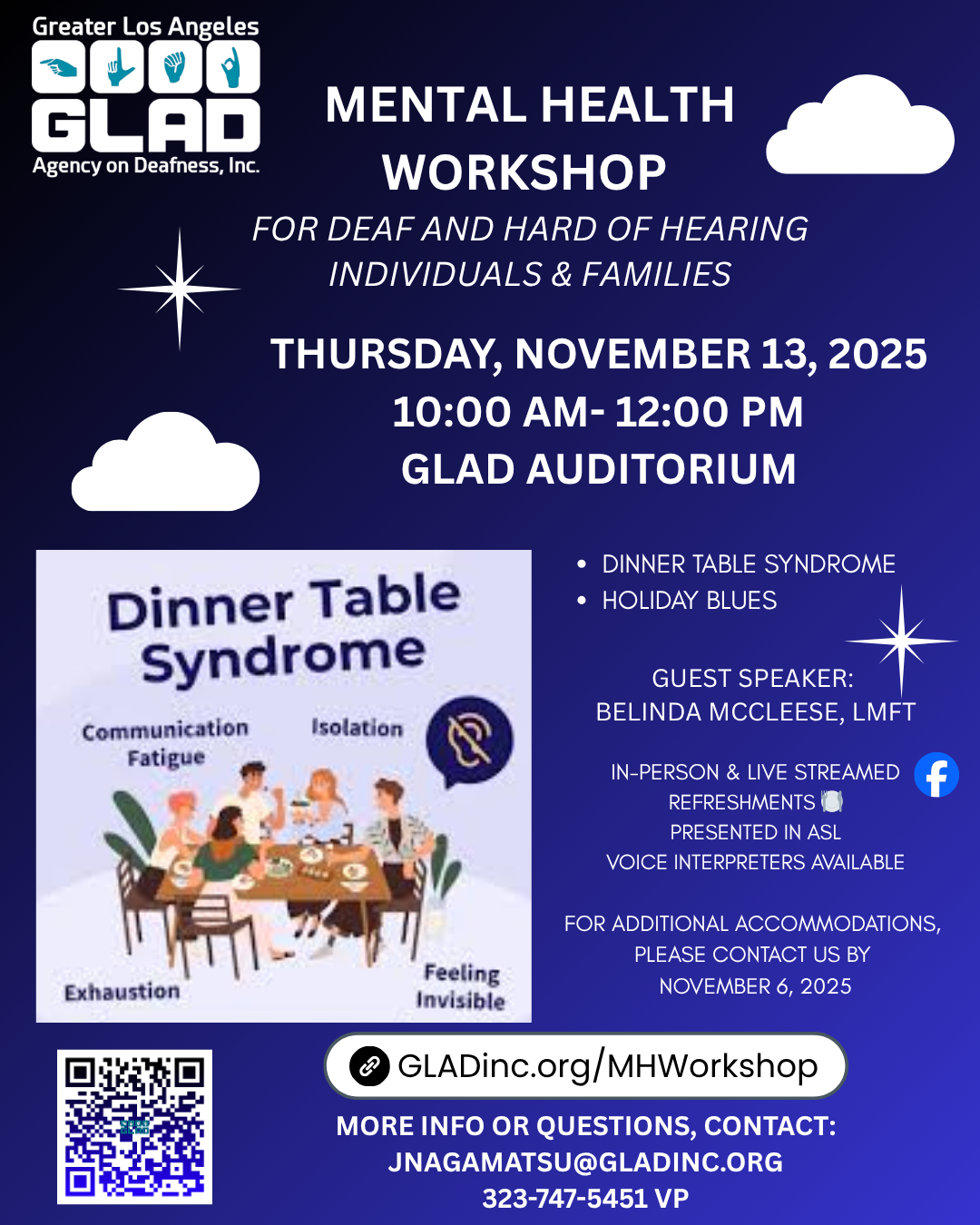 Mental Health Workshop | Nov 13 2025