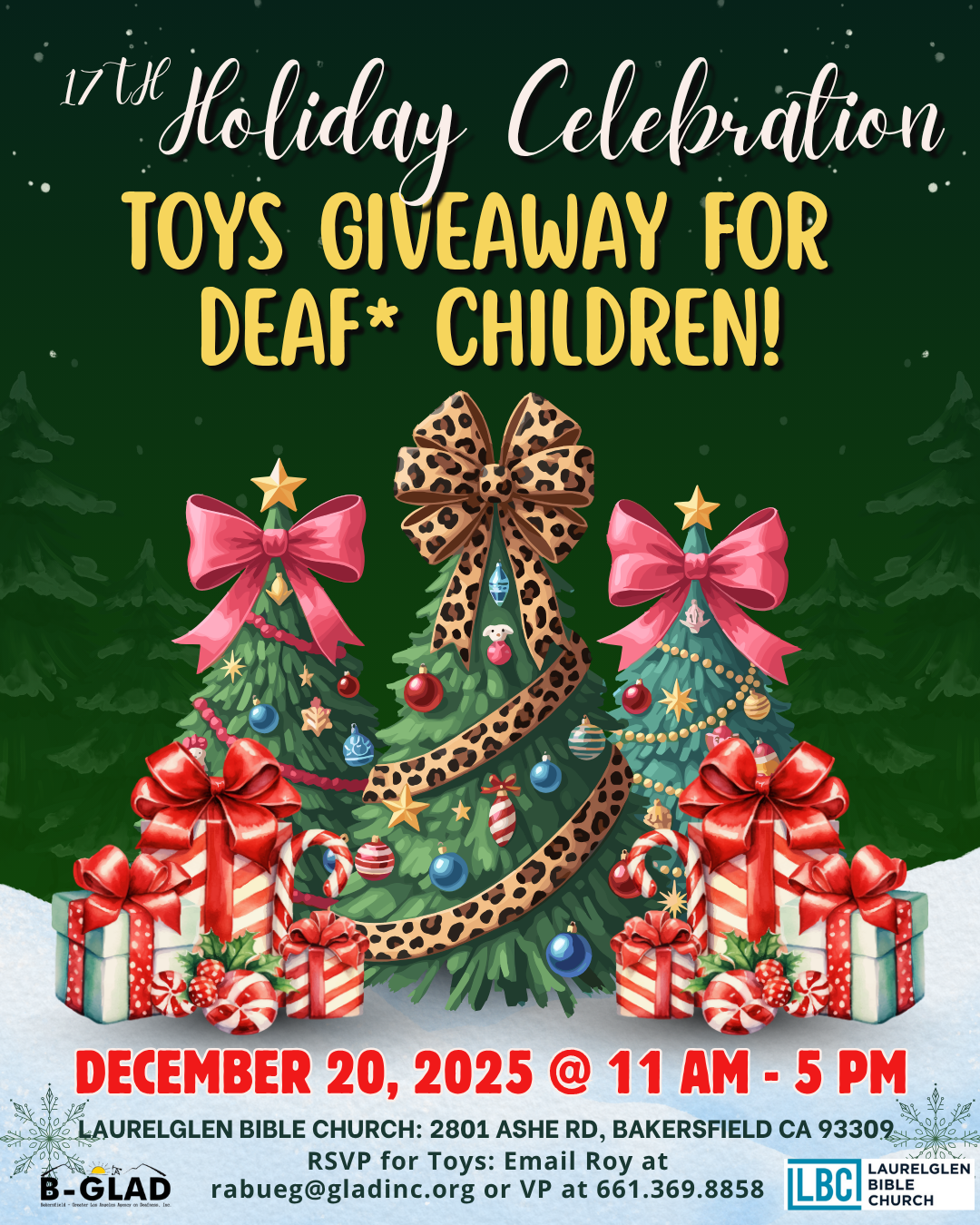 B-GLAD’s 17th Holiday Celebration | December 20 2025